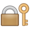 Locked With Key emoji on Emojidex